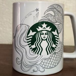 STARBUCKS drawn Mermaid Coffee Mug
